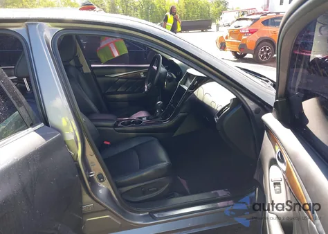 2015 Infiniti Q50 Premium from USA, damaged, VIN JN1BV7AR7FM409374